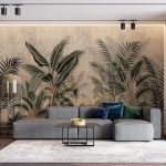 papier peint de palmier tropical