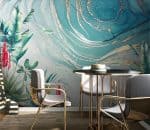 Papier Peint Marbre Tropical