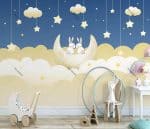 Papier Peint Chambre D'enfant Petit Lapin