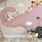 Papier-peint-éléphant