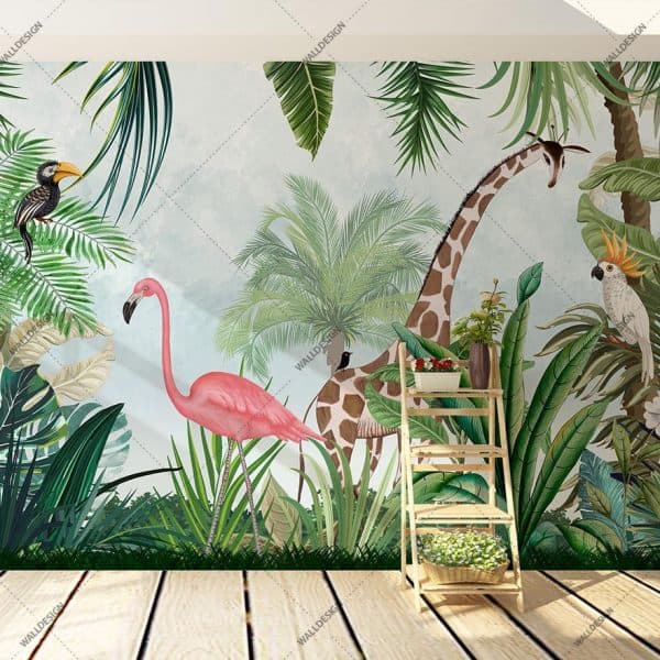 Papier Peint Chambre D'enfant Safari