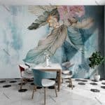Papier Peint Floral Restaurant