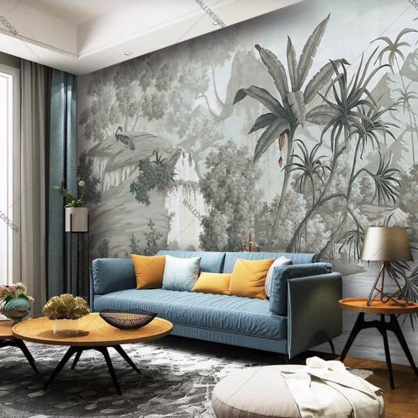 Papier Peint Jungle Contrast