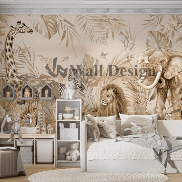 papier-peint-animaux-de-la-jungle