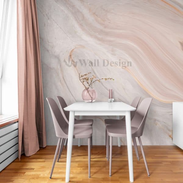 papier peint marbre rose