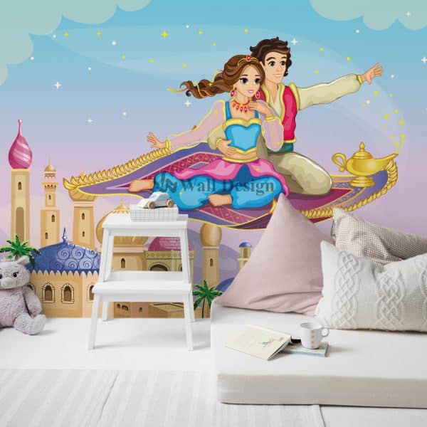 Papier Peint Aladin Et Jasmin