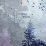 Papier Peint La Forêt Brumeuse
