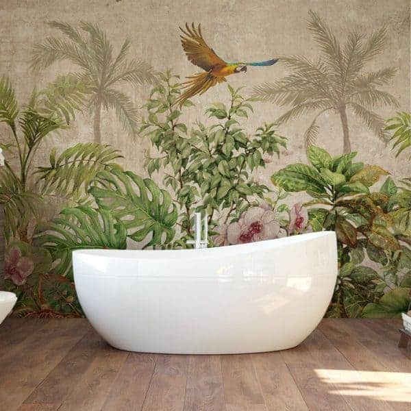 papier peint tropical