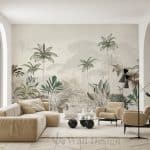 Papier peint panoramique Jungle Exotique Tendance