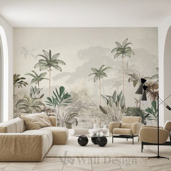Papier peint panoramique Jungle Exotique Tendance