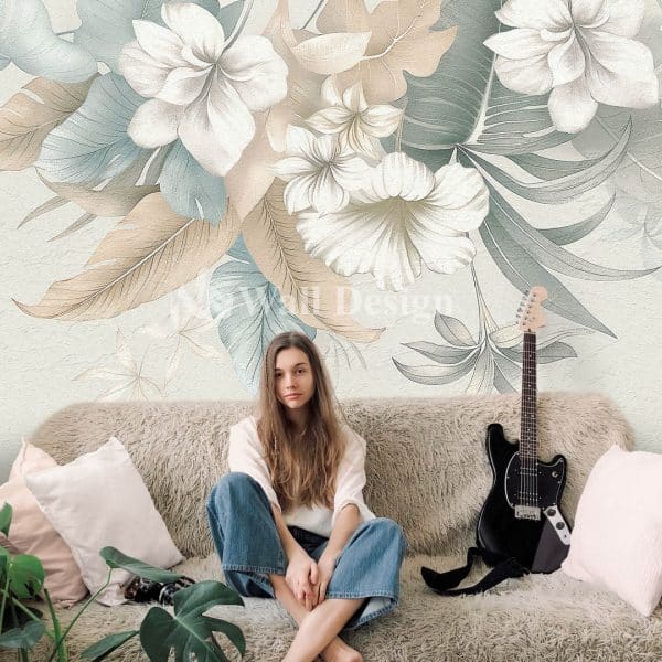 Papier peint Tropical Botanic