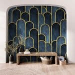 Papier Peint Élégant au Style Art Déco