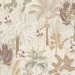 Papier peint texturé à feuillage floral – Image 3