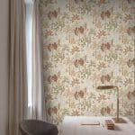 Papier peint texturé à feuillage floral – Image 2