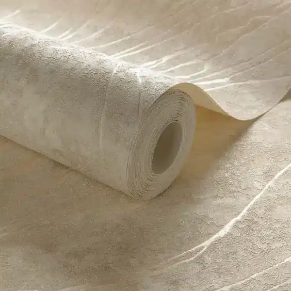 papier peint veinage doré
