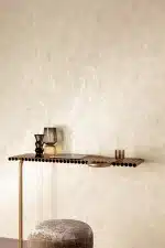 papier peint veinage doré