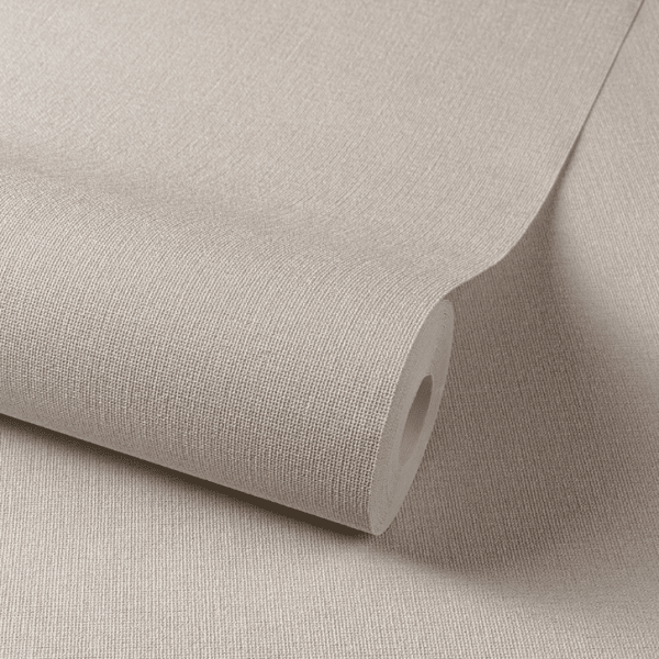 Papier peint uni effet tissu