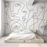 Papier Peint Silhouettes Contemporaines