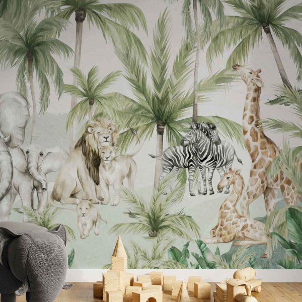 Papier Peint Safari Savane