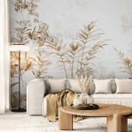 papier peint Sépia Botanica