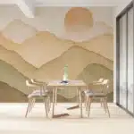 Papier peint panoramique montagne