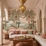 Papier Peint Oasis de Palmiers