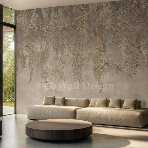 Papier Peint Arabesque Florale