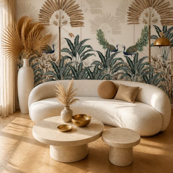 Papier Peint Le Jardin des Paons