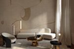 Papier Peint Courbes Silencieuses