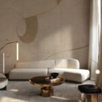 Papier Peint Courbes Silencieuses
