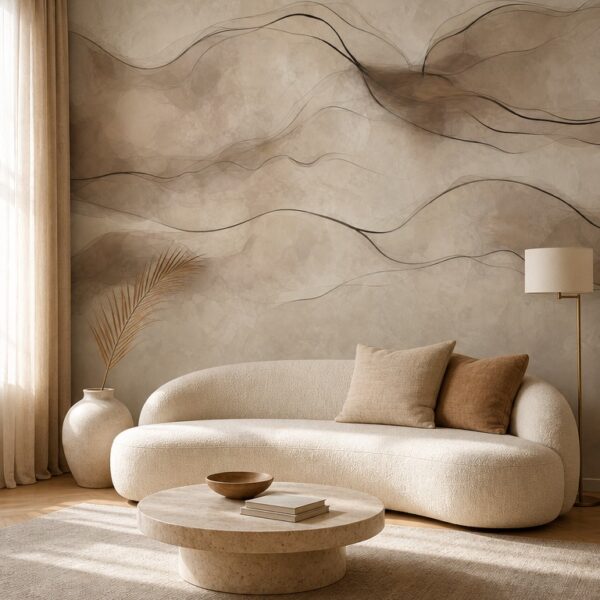 Papier Peint Dunes Abstraites